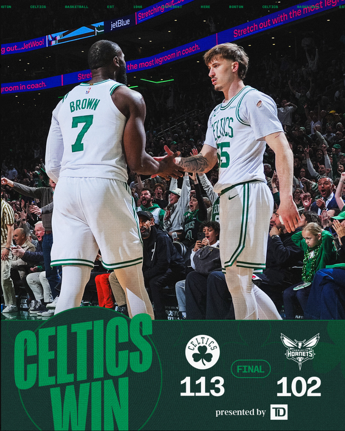 开云体育登陆入口-单赛季2000分创队史纪录！布朗35+9被挺MVP 塔图姆复出助他剑指一阵|绿凯|波士顿凯尔特人队|杰森-塔图姆|NBA常规赛|夏洛特黄蜂队_新浪新闻